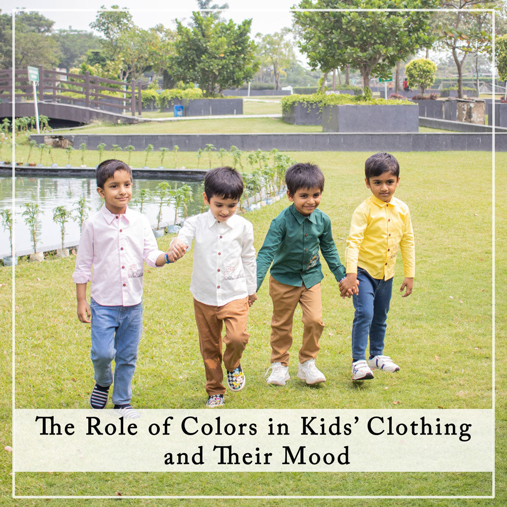 The Role of Colours in Kids’ Clothing and Their Mood