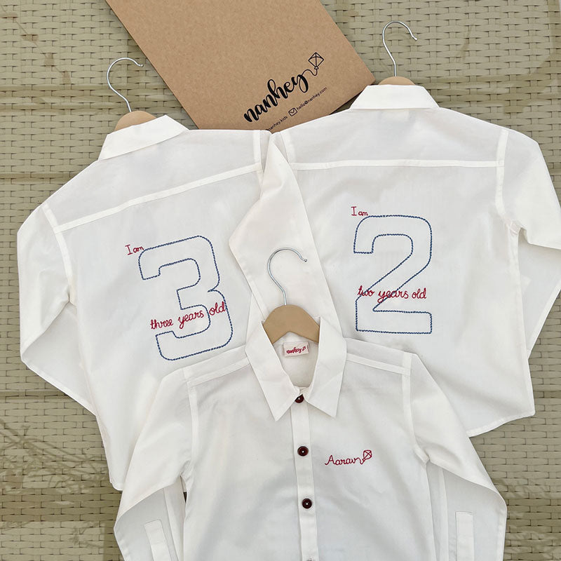 I am Two – Personalized Birthday Shirt